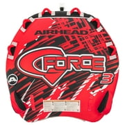 Airhead G-Force 3 3-Person Towable Tube, Dual Fins, Neoprene Handles, Kwik-Connect, 510 lb