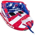 thumbnail image 1 of Airhead Stars & Stripes Big Mable Inflatable Heavy-Duty Nylon Covered Towable Tube, 1-2 Riders, Max Weight 240 lbs, 1 of 6