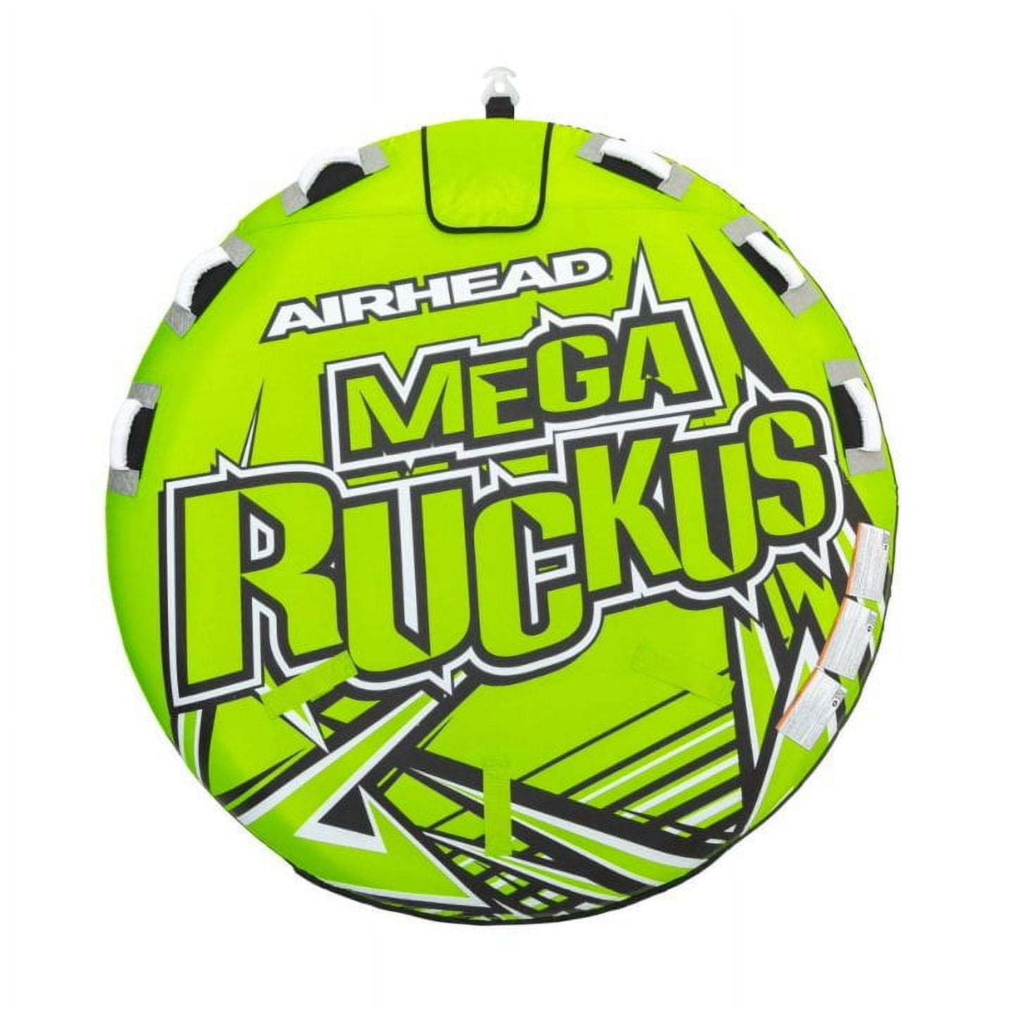 Airhead Mega Ruckus, 3-Person Water Towing Inflatable Boat Tube, 510 lb ...