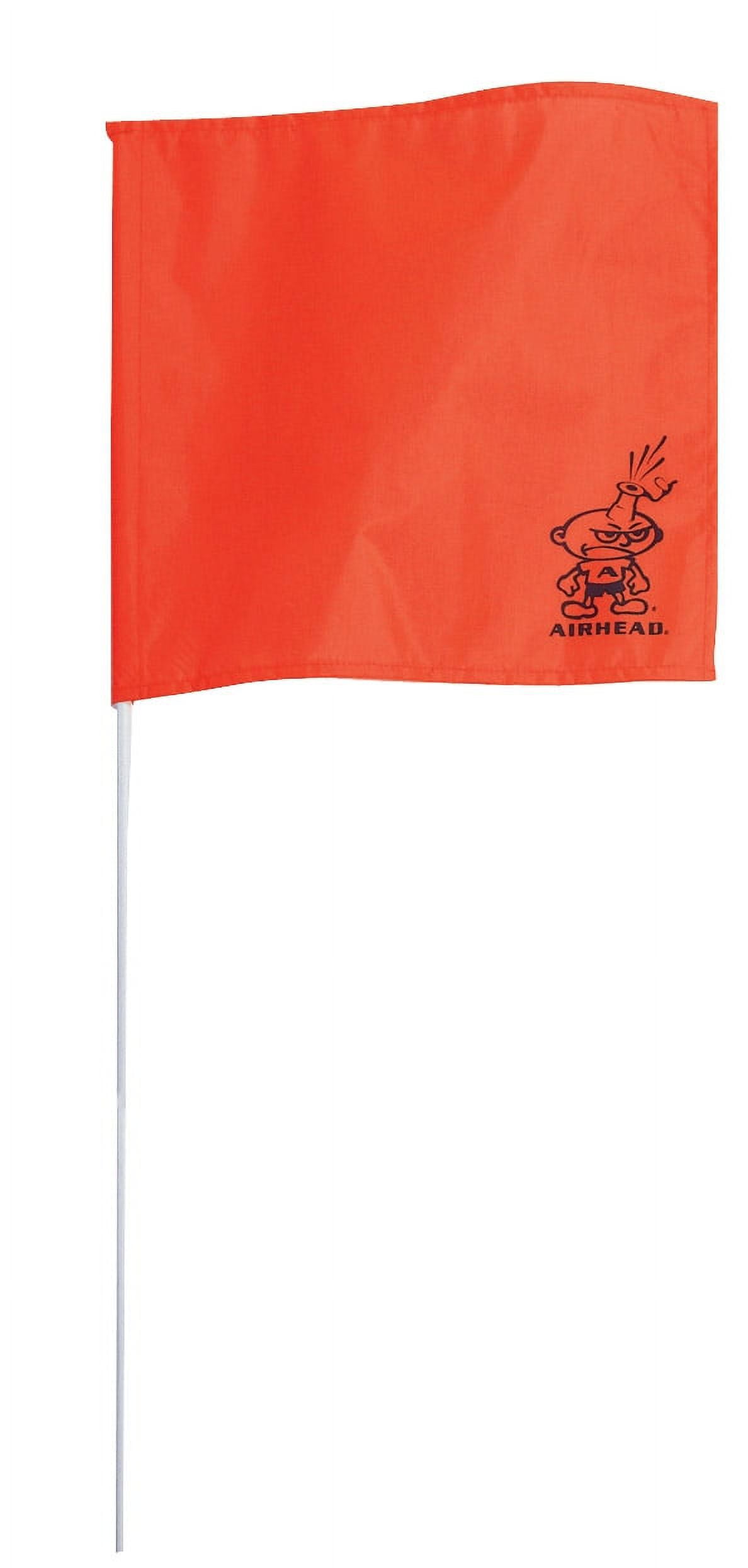 Airhead Orange Nylon and Wood Watersports Flag