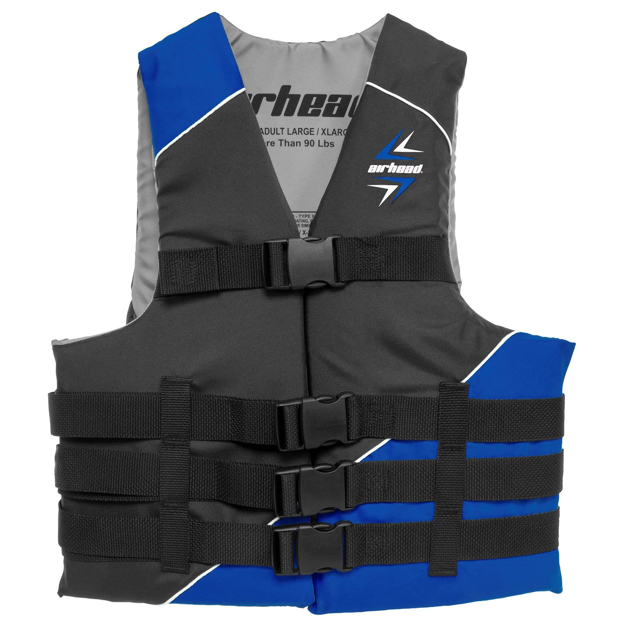 Airhead Slash Adult 4XL6XL 90+ Lb Closed Sided Boating Life Vest