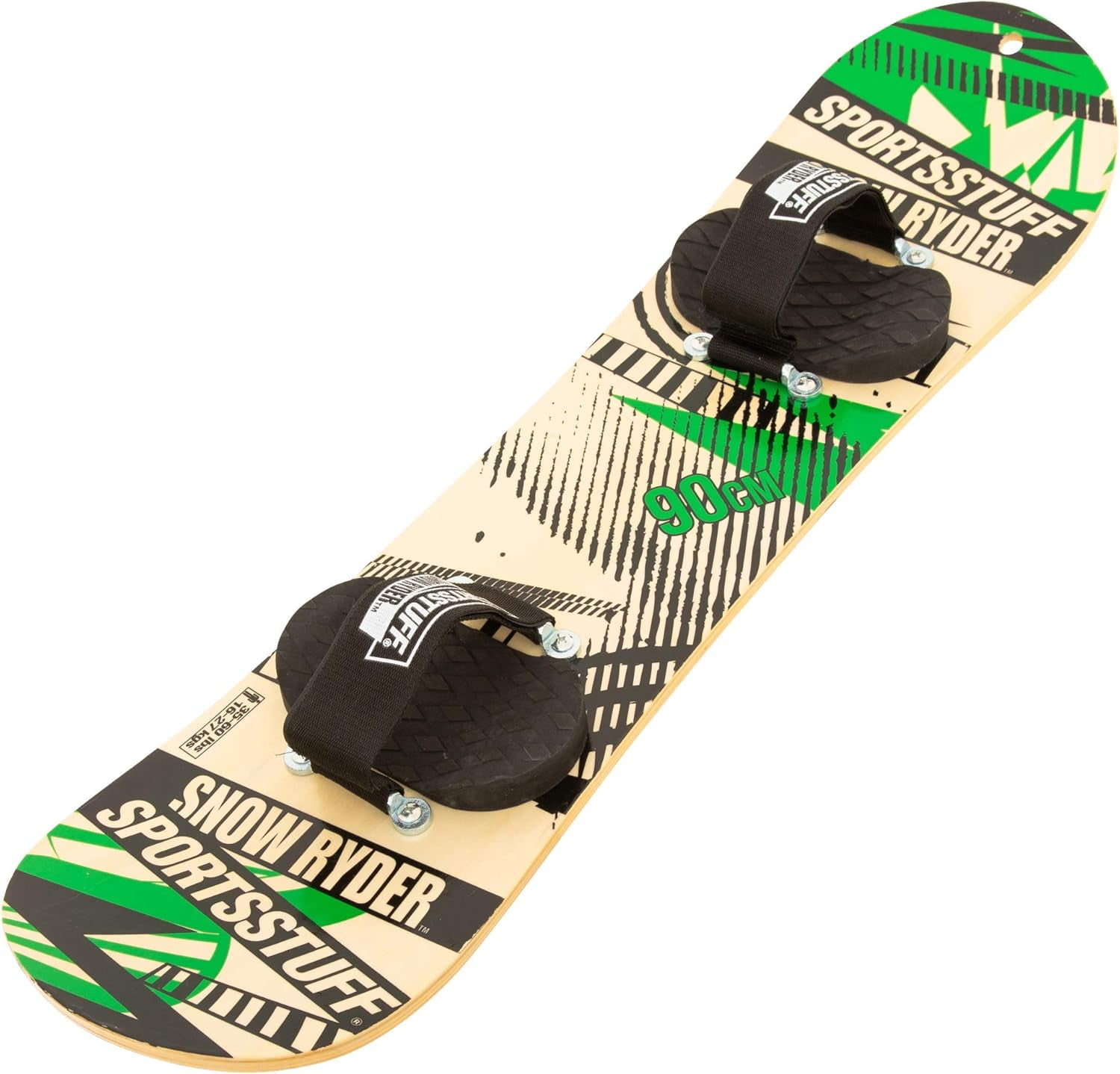 Sportsstuff Snow Rider Hardwood Snowboard, 90cm, Wood - Walmart.com