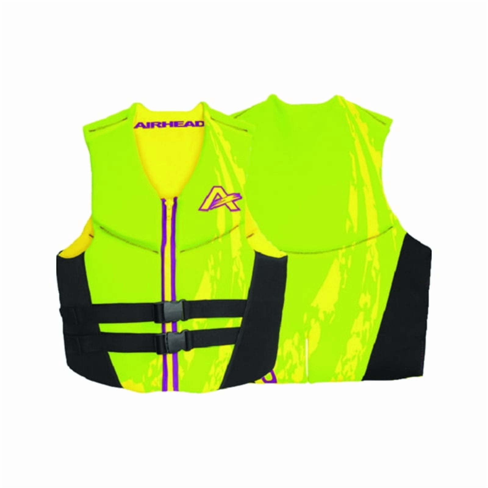 Airhead Sports Group 10076-13-B-LG Type III Neolite Swoosh Life Vest (XXX-Large, Green)