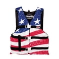 thumbnail image 1 of Airhead Sportsstuff Stars & Stripes Life Jacket, Adult Super Large, Chest 50-60", Unisex, 1 of 5