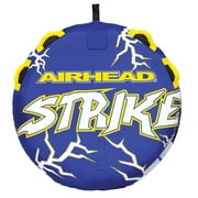 Airhead Strike Towable Tube for Boating, 2 Single Rider Inflatable Towable Lake Water Deck Tube