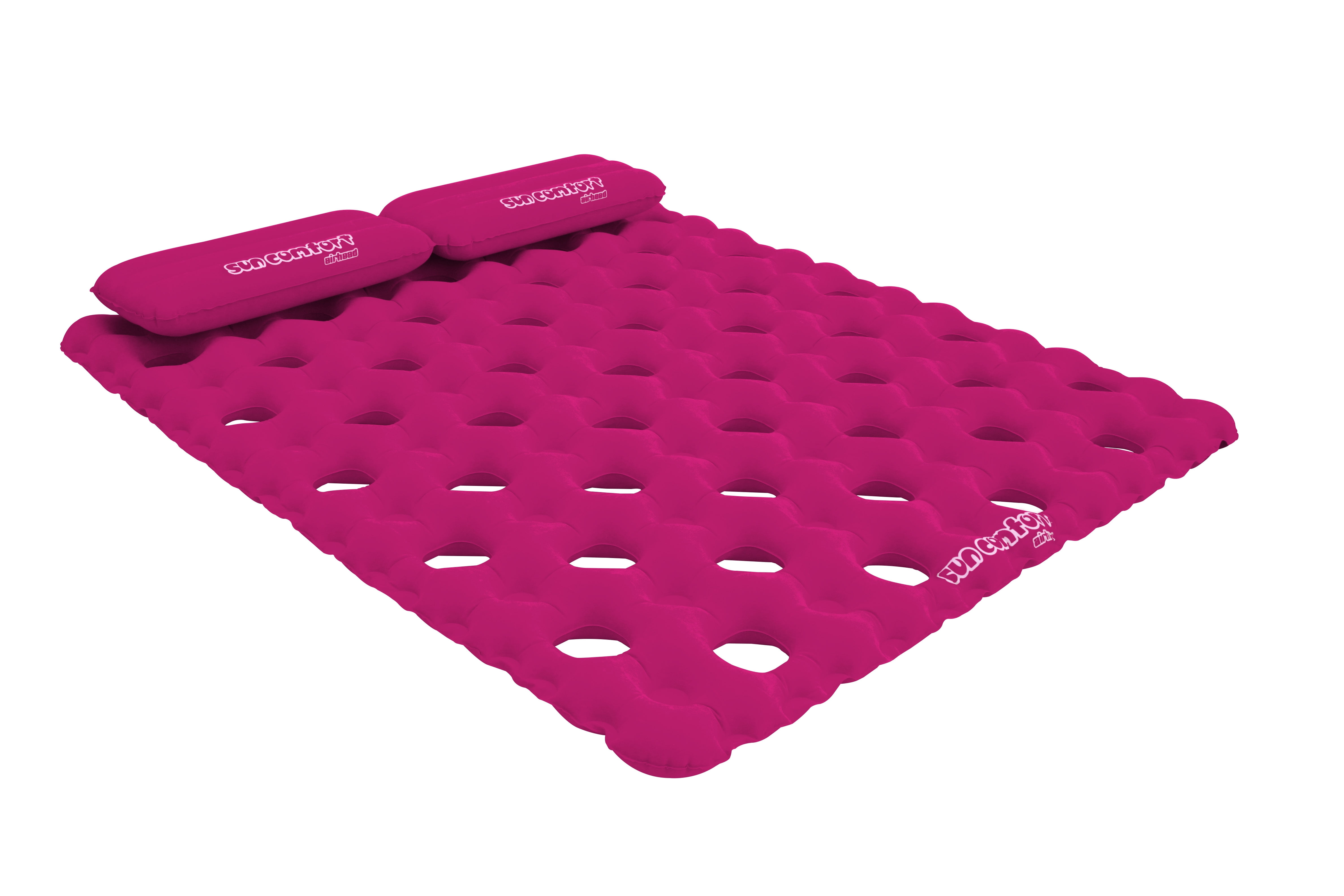 SUN COMFORT COOL SUEDE Double Pool Mattress, Raspberry - Walmart.com