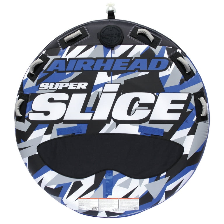 TUBE\"「Blue Reef」＆Best\" Airhead Super Slice, 1-3 Rider Towable Tube for Boating