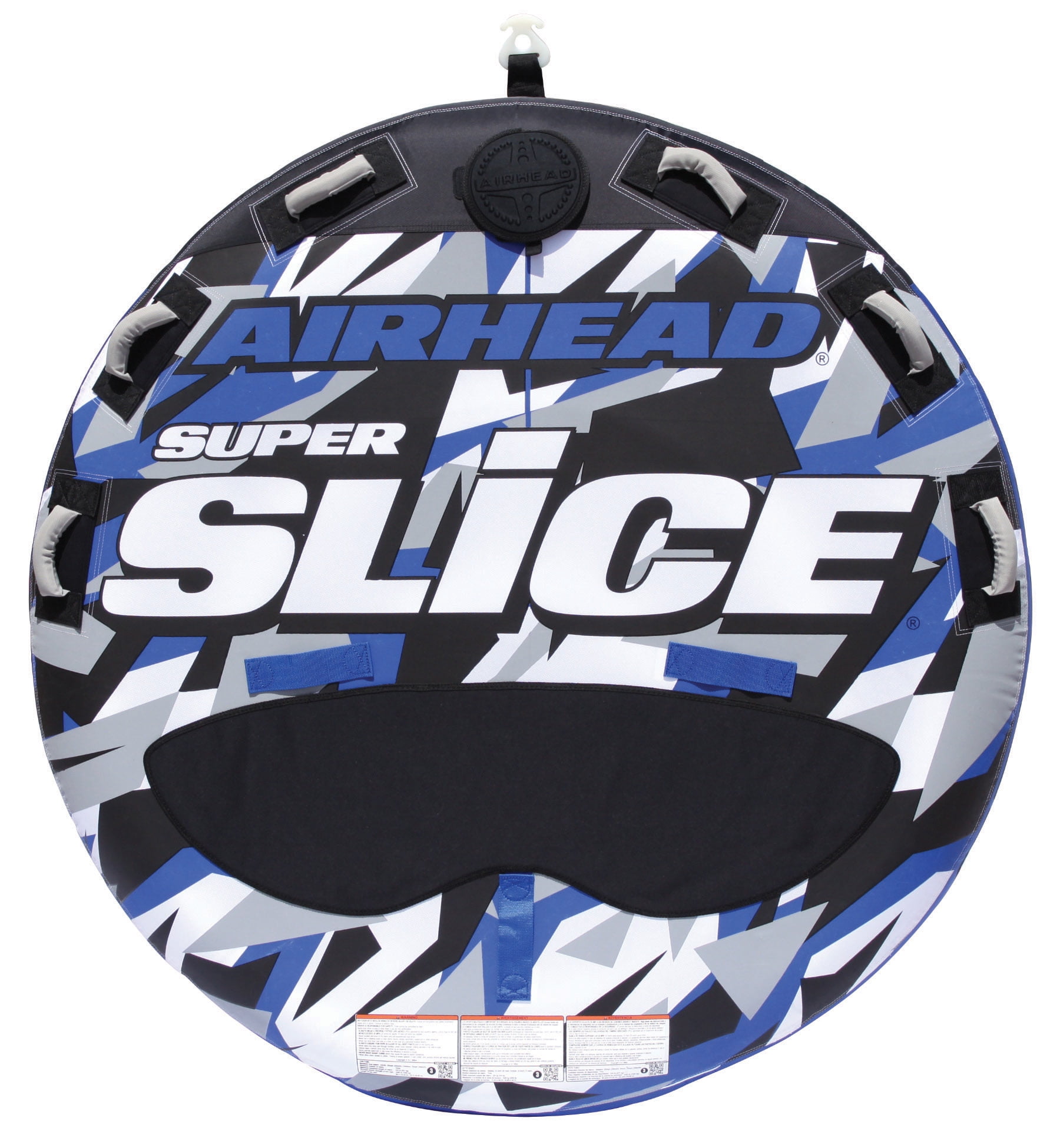 Airhead, Towable Tube, Blue, Super Slice, 3-Person, Tapered Design ...