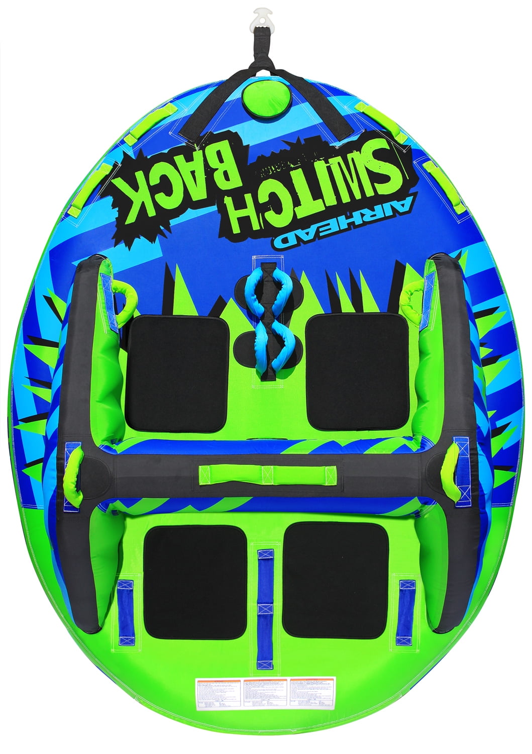 Airhead Switch Back, 4 Rider Towable Tube - Walmart.com Airhead Switch Back, 4 Rider Towable Tube - Walmart.com