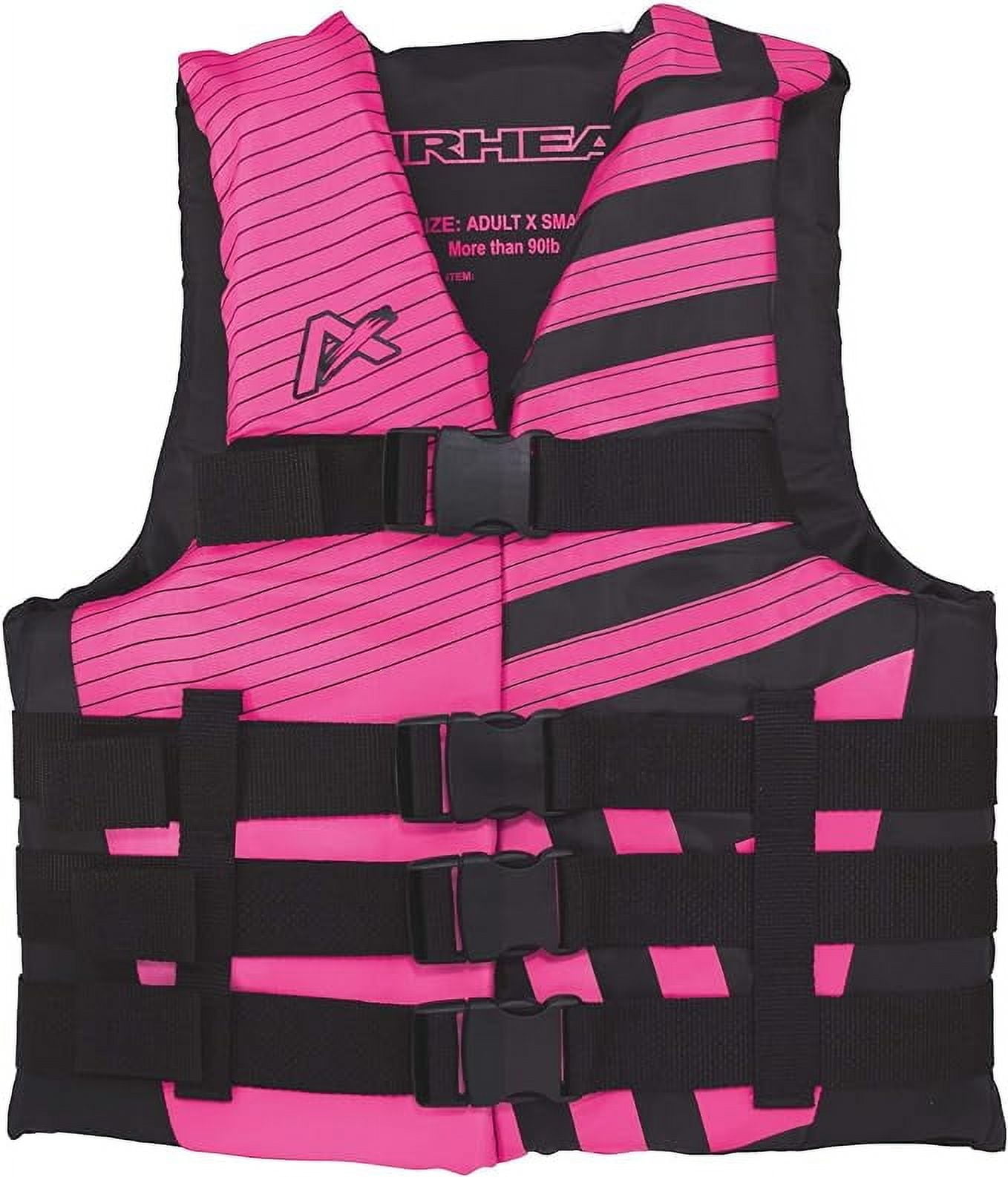 Airhead Trend Women's Life Jacket, L/XL, Hot Pink