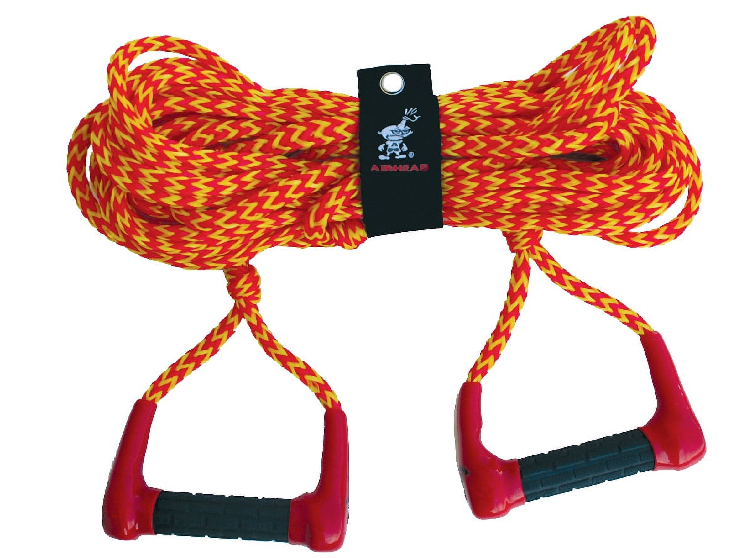 Airhead, Waterskiing Ropes & Handle, 75 feet, Double Handle Ski Rope ...