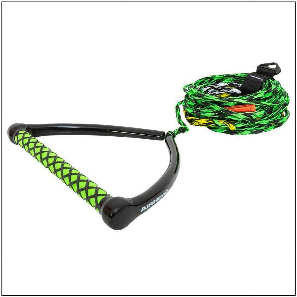 Airhead Watersports 65 Ft 3 Section Waterski Rope, Green