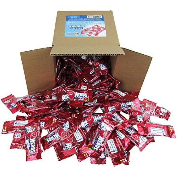 Airheads - Airheads Candy - Airheads Bulk - Chewy Fruit Candy - Mini Airheads - Airheads Cherry - Red Candy - 3 Pounds