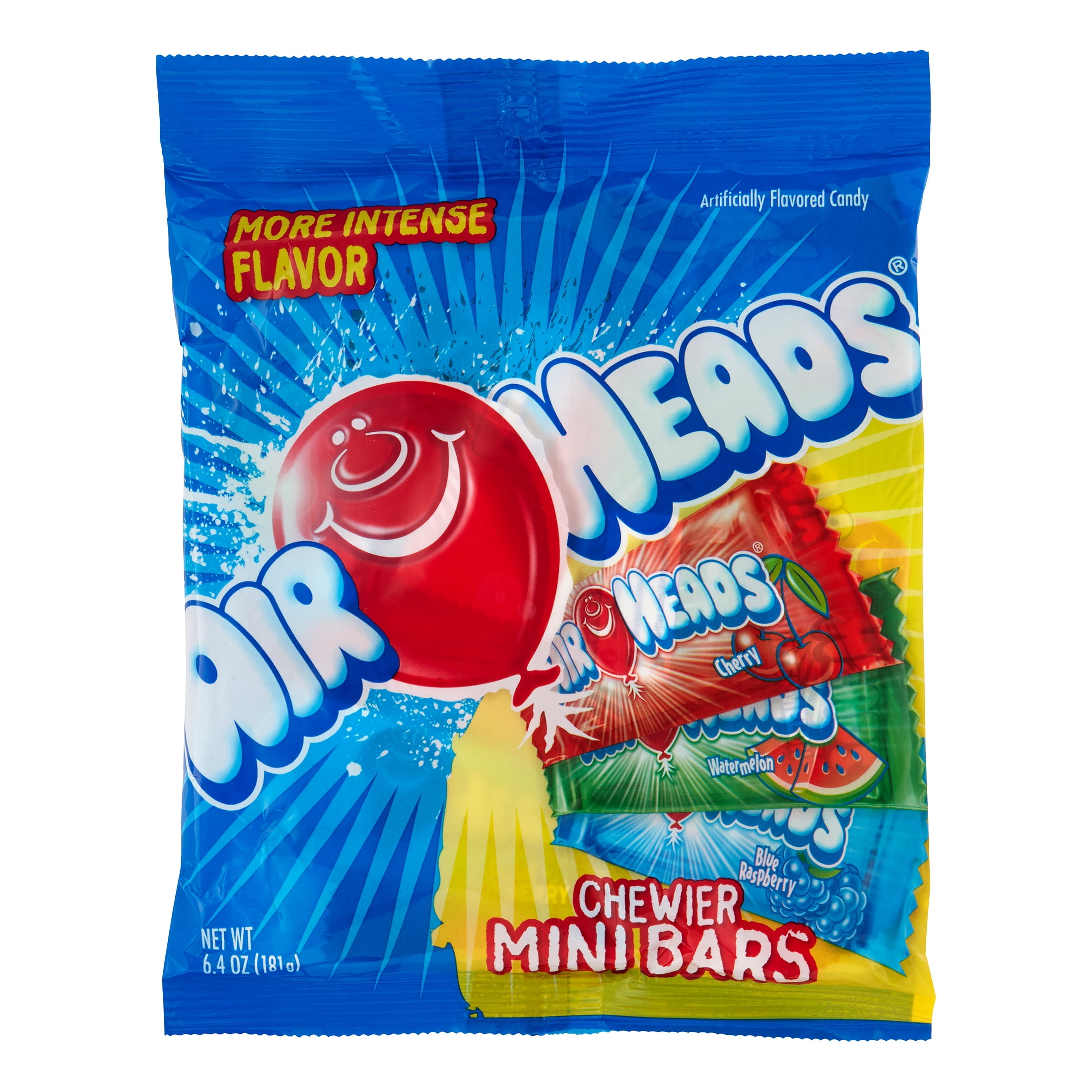 Airheads Candy Mini Bar, 6.4 Oz, 12 Ct