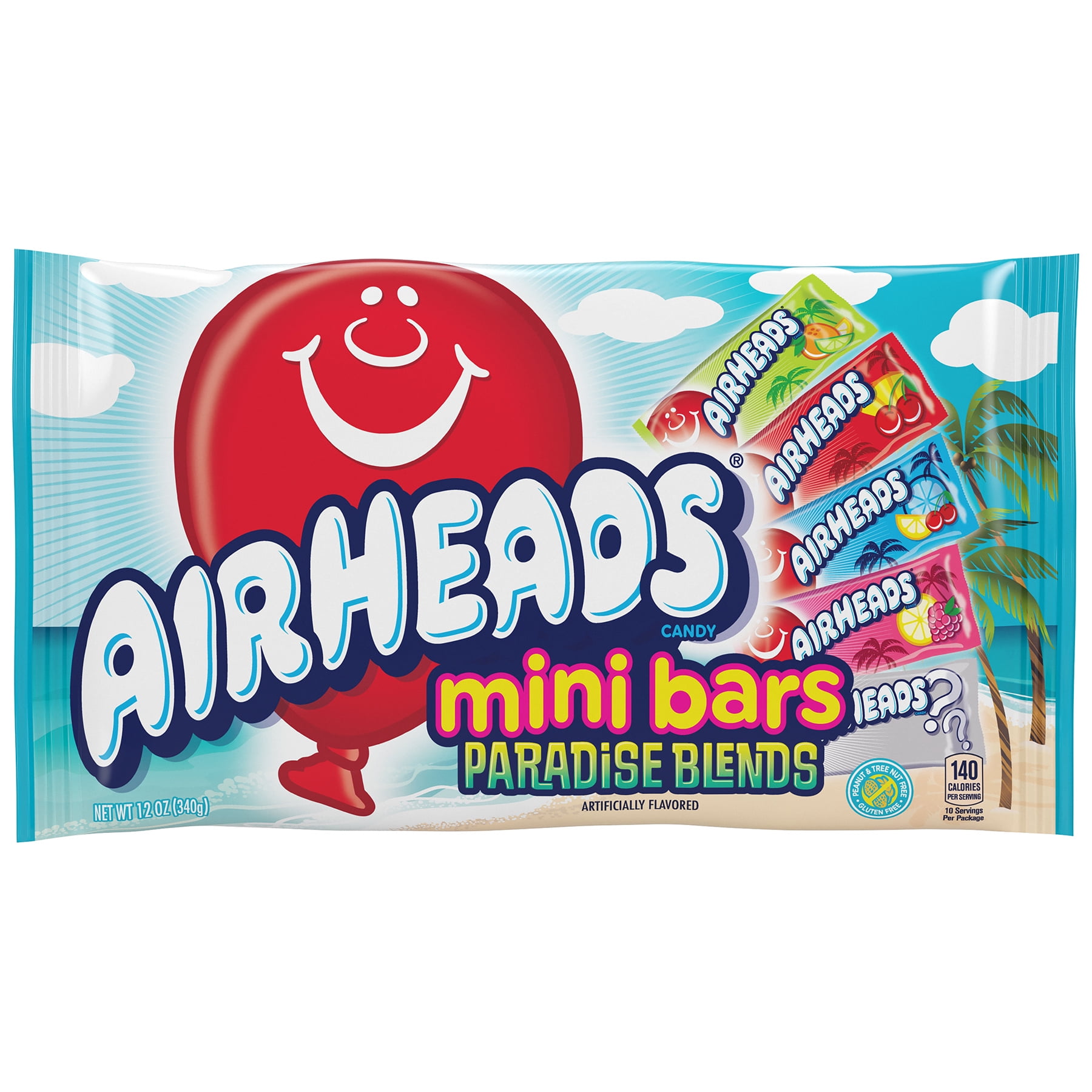 Airheads Candy Variety Bag, Individually Wrapped Paradise Blends Mini