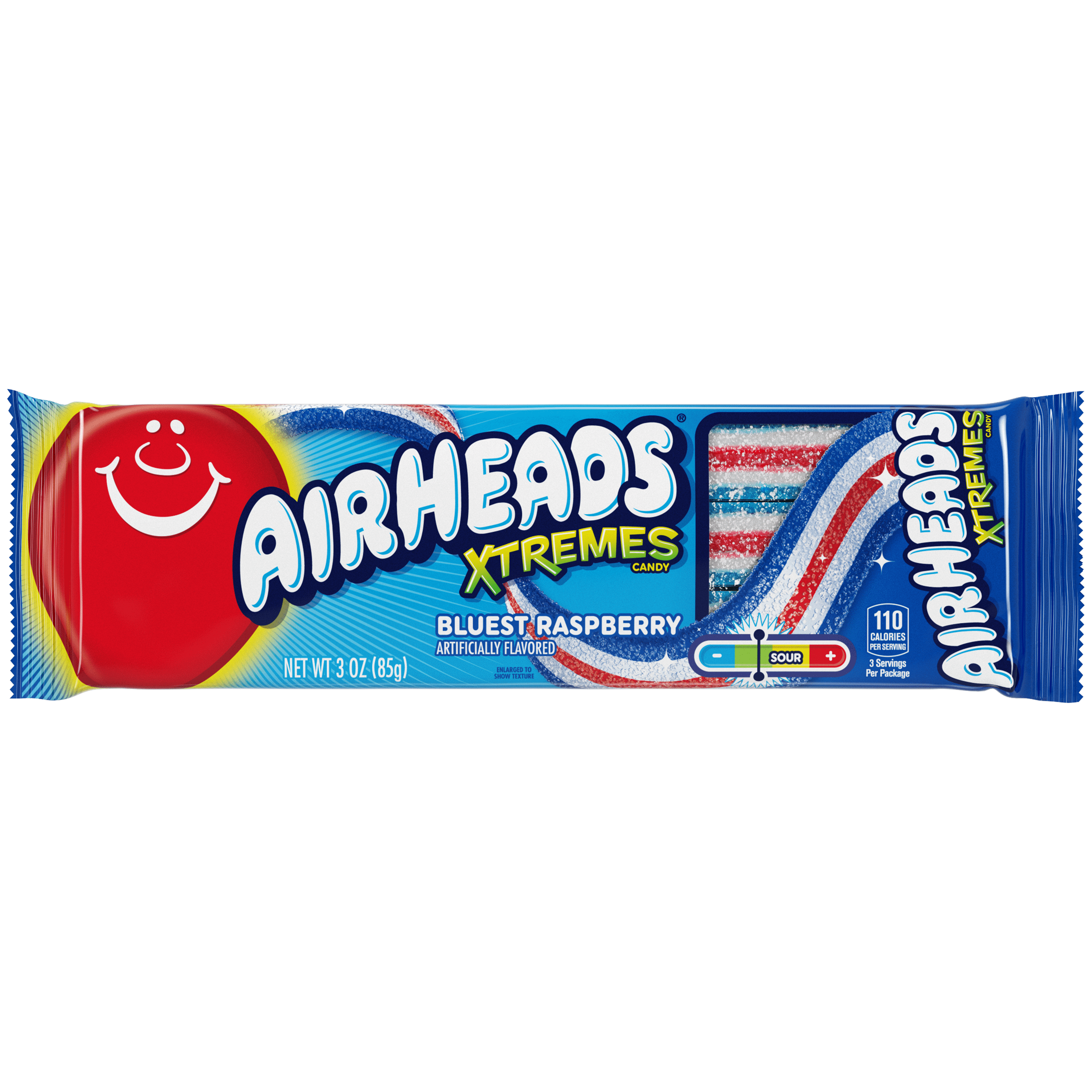 Airheads Candy Xtremes Belts, Bluest Raspberry, Nut Free, 3oz