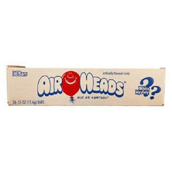 Airheads, Changemaker White Mystery, Count 36 (0.55 oz) - Sugar Candy / Grab Varieties & Flavors