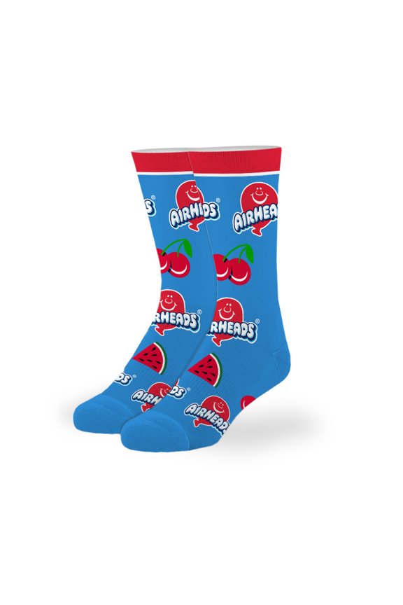 Airheads Cherry & Watermelon Big Kids Crew Socks