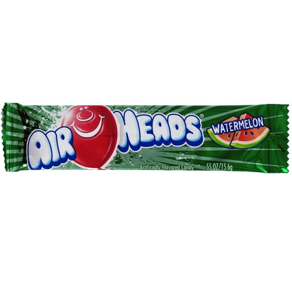 Airheads Watermelon Flavored Candy - 0.55 oz. Bar - 36 ct.