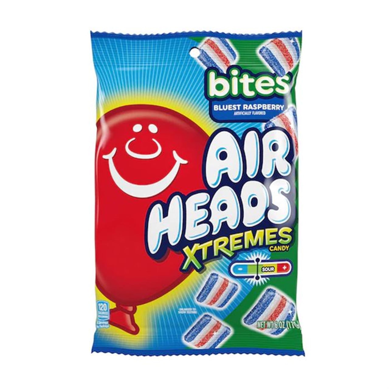 Airheads Xtremes Bites Bluest Raspberry - 6-oz. Bag