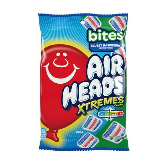 Airheads Xtremes Bites Bluest Raspberry - 6-oz. Bag