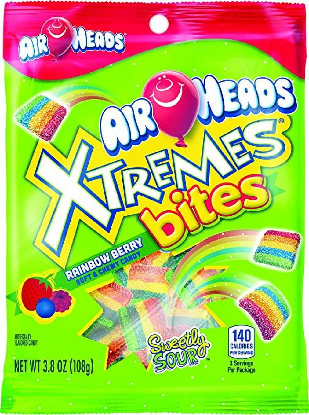 Airheads Xtremes Bites Rainbow Berry, 3.8 Oz