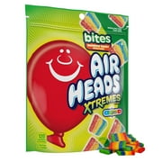 Airheads Xtremes Bites Peanut-Free Rainbow Berry Chewy Sour Candy, 9 oz Resealable Bag