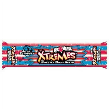 Airheads Xtremes Bluest Raspberry, 2 Oz, 18 Ct