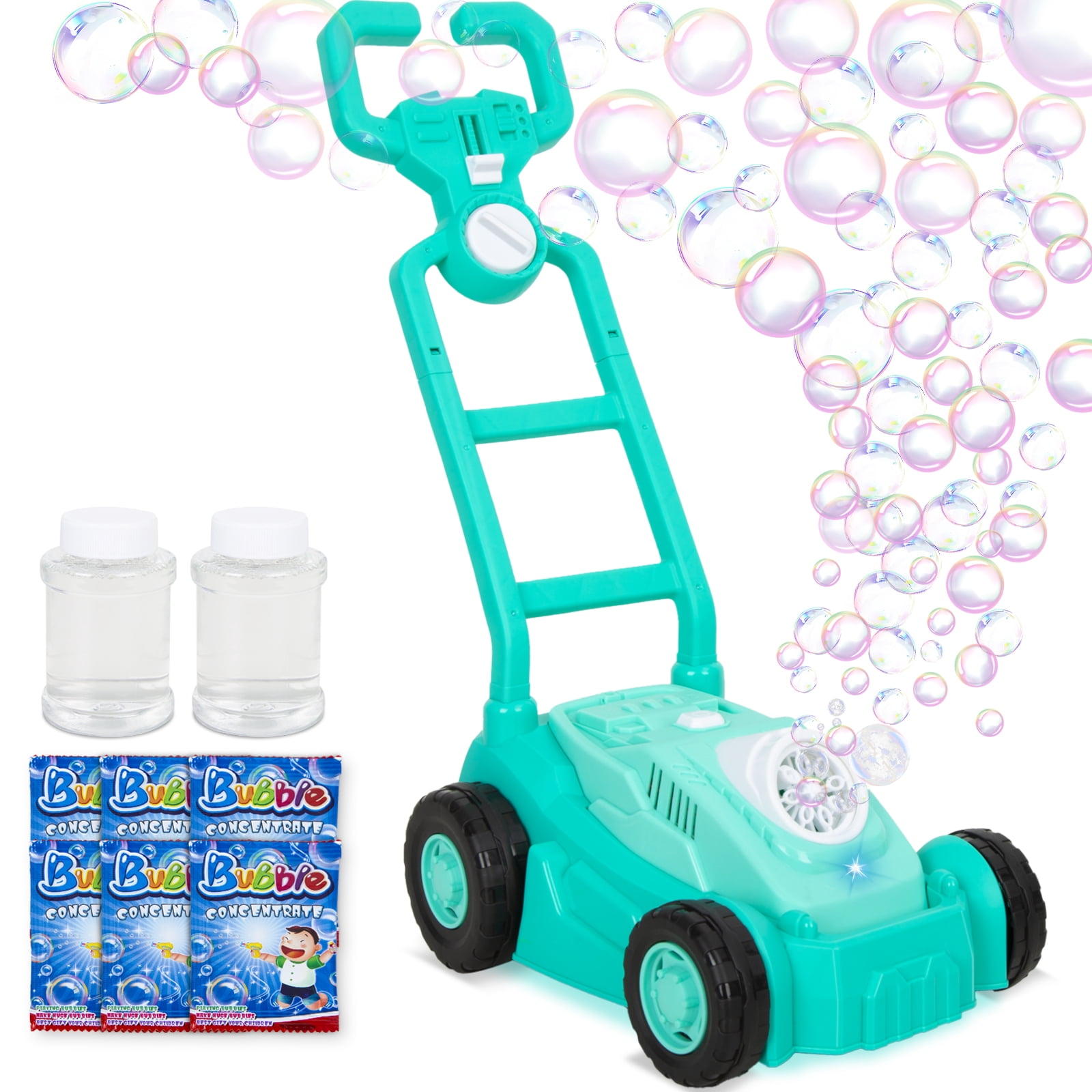 Airhive Bubble Lawn Mower for Kids, Bubble Blower, Indoor/Outdoor Toy ...