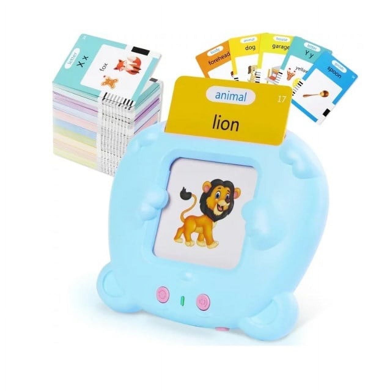 Walmart Black Friday Deals 2025 Airhive Interactive Learning Flash Cards for Kids, Speech Therapy Toys, 224 Sight Words for Toddlers (2-4 Years) - Blue