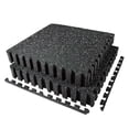 thumbnail image 1 of AIRHOP EVA Foam Interlocking Gym Floor Mats, 0.56" Thick, 48 Sq Ft, High-Density Flooring for Home Gym & Garage, 1 of 9