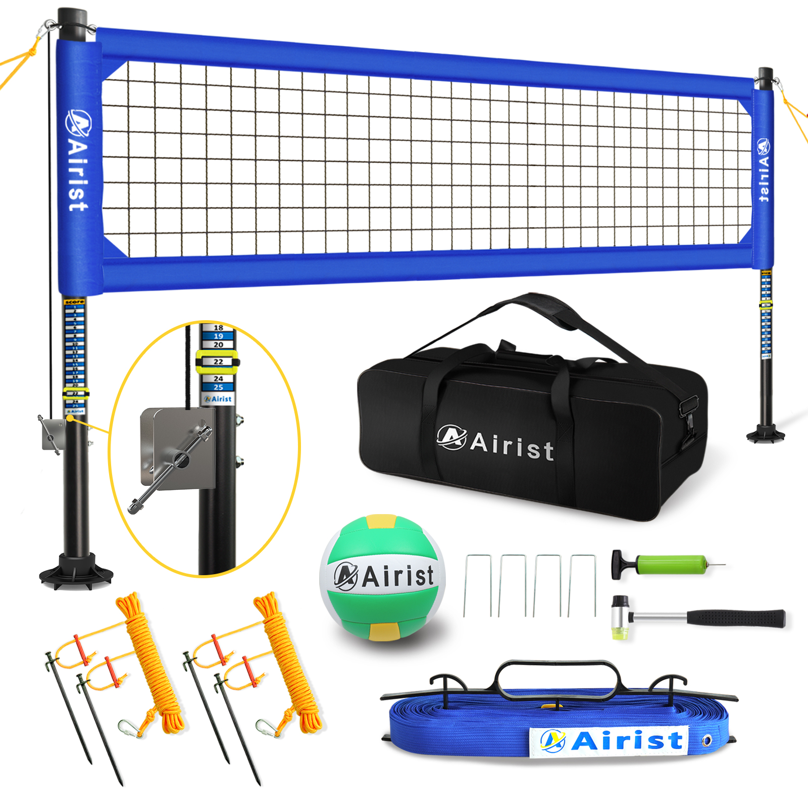 Franklin Sports Volleyball Net Set Backyard Volleyball Set Family