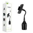 thumbnail image 1 of Airium Car Cup Holder Phone Mount - Black, 1 of 10