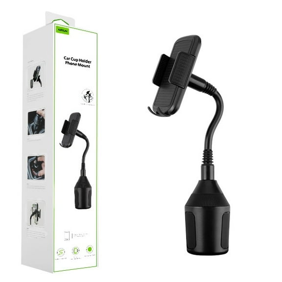 Airium Car Cup Holder Phone Mount - Black