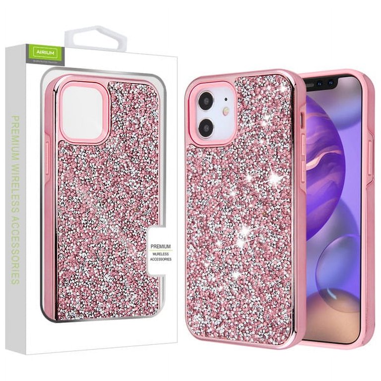 Airium Encrusted Rhinestones Hybrid Case For Apple Iphone 12 Mini