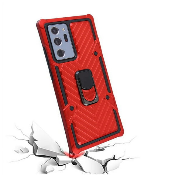 Airium Hybrid Case (with Ring Stand) for SAMSUNG Galaxy Note 20 Ultra - Red / Black