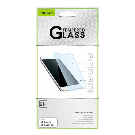 Airium Tempered Glass Screen Protector (2.5D) for Motorola Moto G8 Plus - Clear
