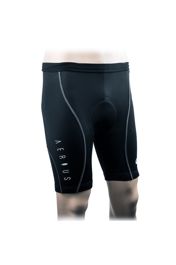 TechSport Cycling Shorts Large Black Quick Dry Active Wear Reflective