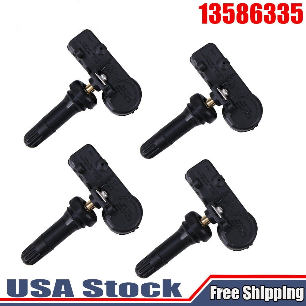 Chevy Mat Sensor Airkoul 4 PCS For Chevy GMC 13586335 GM OEM TPMS Tire Pressure ...