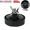 thumbnail image 1 of Airkoul 7Fin Extractor Blade Blender Replacement Parts For Nutri Ninja Juicer 1000/1500W, 1 of 7