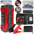 thumbnail image 1 of Airkoul 99800mAh Portable 800A Peak Current, Car Jump Starter, Black and Red, 1 of 7