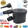 thumbnail image 1 of Airkoul Household Electric Air Pump Pump Inflator Deflator Cushions,Black, 1 of 8