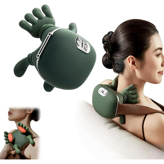 Airlandolists Hand Shoulder and Neck Massager, N7 Master Hand Massage Neck and Shoulder Massager, with 3 Modes & 2 Temperature Levels for Shoulders, Leg