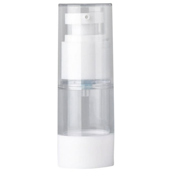 Airless Lotion Pump Bottles, Refillable Travel Vacuum Bottles, Transparent Plastic Cosmetic Containers for Lotion Perfume Oil Foundation Liquid Toner, Leak Proof Leak Resistant Design