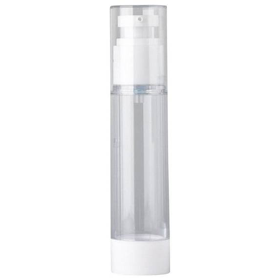 Airless Lotion Pump Bottles, Refillable Travel Vacuum Bottles, Transparent Plastic Cosmetic Containers for Lotion Perfume Oil Foundation Liquid Toner, Leak Proof Leak Resistant Design