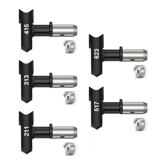 Airless Paint Guns Nozzle 5PCS Sprayer Tips For Furniture Industrial Coating