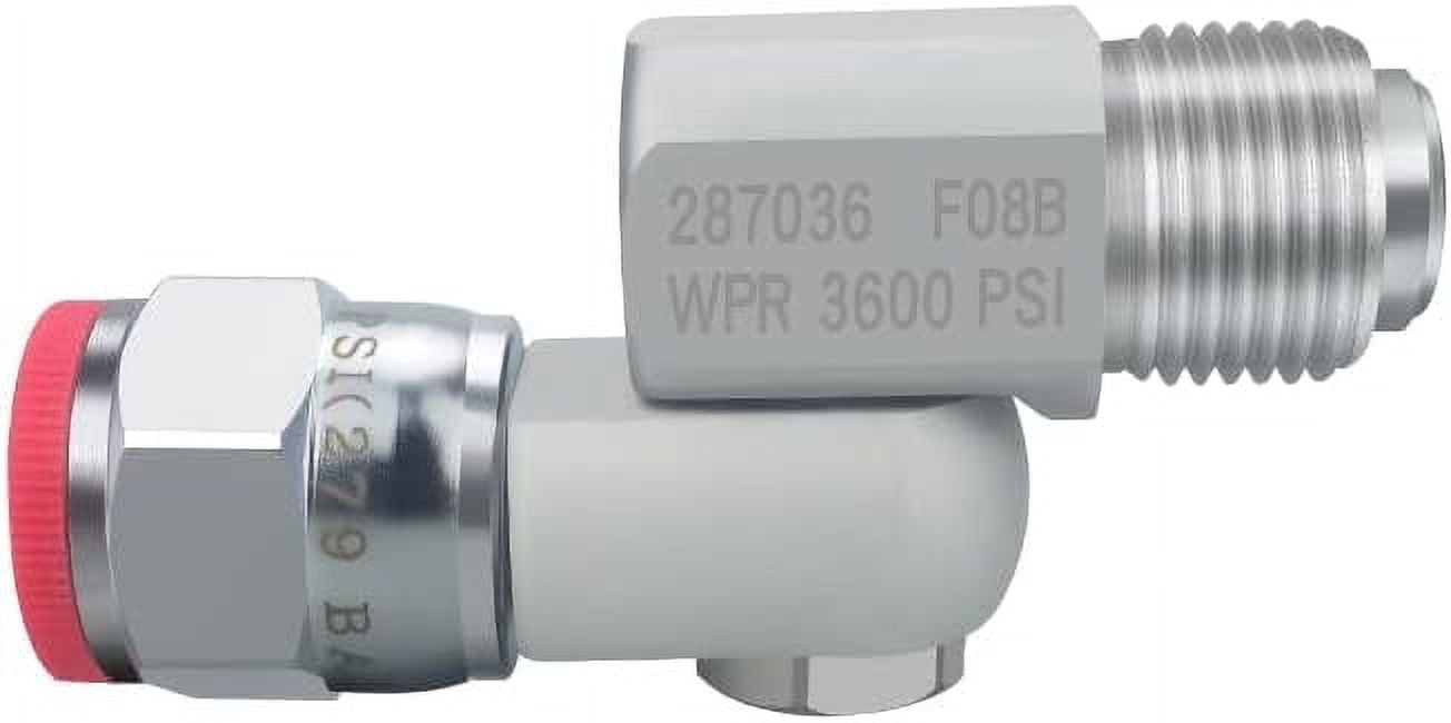 Airless Paint Spray Gun Swivel Joint - 7/8 Inch Thread, 180° Rotation, 3600 PSI Max Pressure For Titan & Wagner