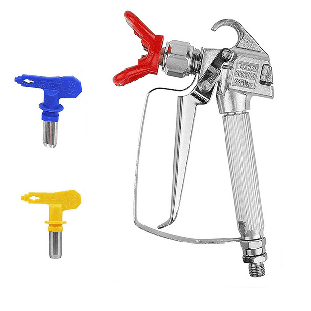 Airless Paint Sprayer Kit Pieces with 2PCS 517 Tips and Nozzle Guard