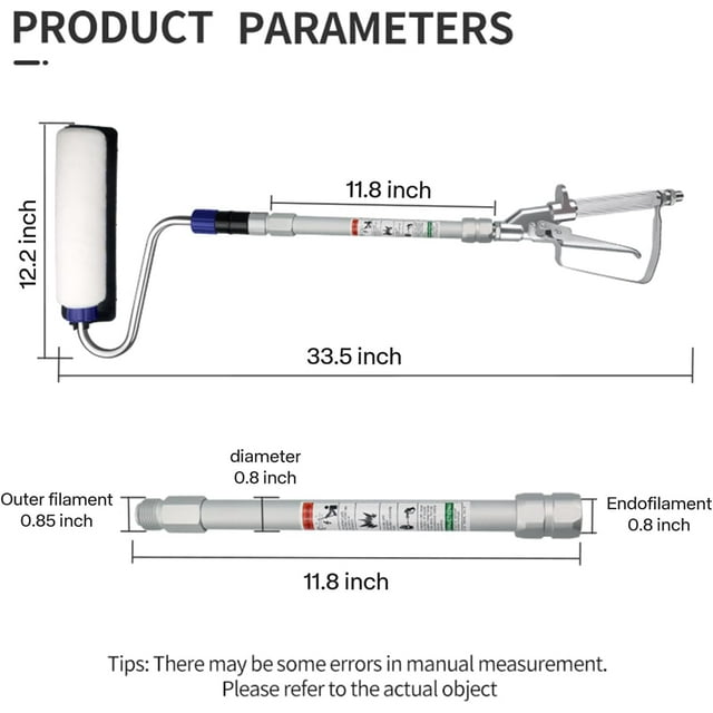 Airless Paint Sprayer Roller Inner Feed for High Pressure Airless Spray
