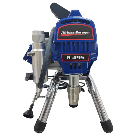 Airless Paint Sprayer with Spray Gun Electric Stainless Steel Plunger Pump Spray Gun Spray Machine